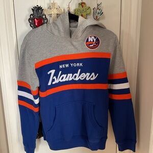 Mitchell & Ness Gray Hoodie Youth Size Large